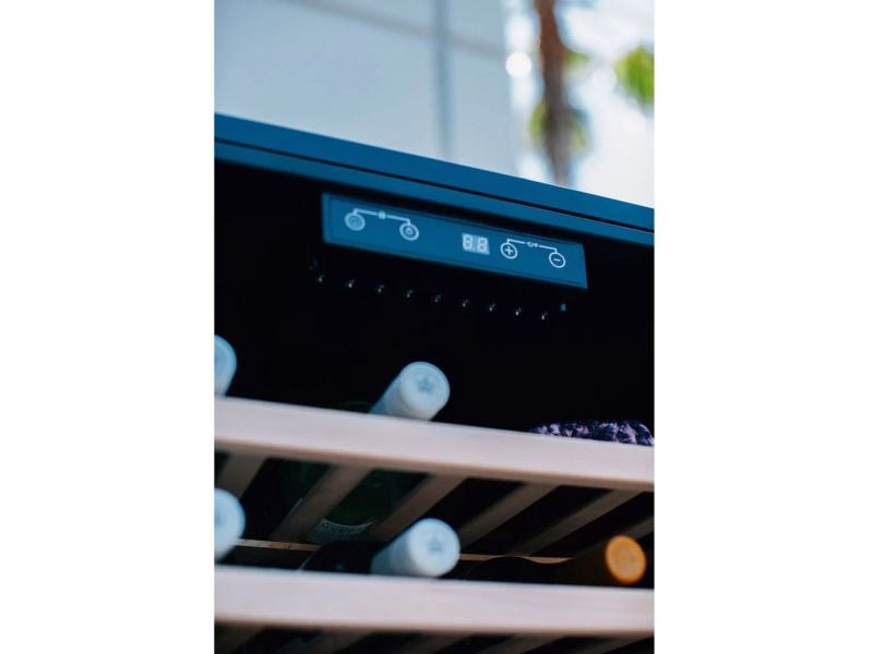 TrueFlame 15-Inch 3.2 Cu. Ft. Outdoor Rated Wine Cooler with Locking Door