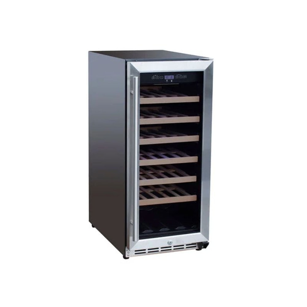 TrueFlame 15-Inch 3.2 Cu. Ft. Outdoor Rated Wine Cooler with Locking Door