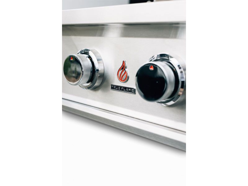 TrueFlame E-Series 25-Inch 3-Burner Gas Grill on Double Door Cart