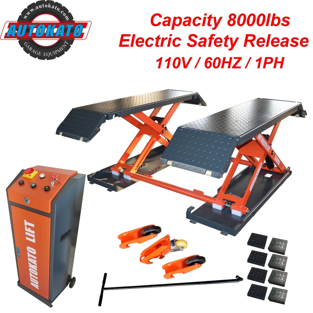 Katool KT-X85 8,000lbs Electric Mid Rise Scissor Lift