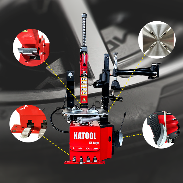 Katool KT-T850 Tilt-Back Tire Changer 14"-28" Rims