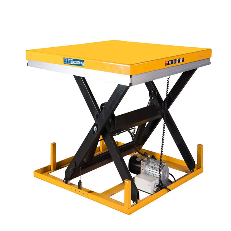 1-6 Ton Hydraulic Scissor Car Lift Work Platform Electric Scissor Lift Tables