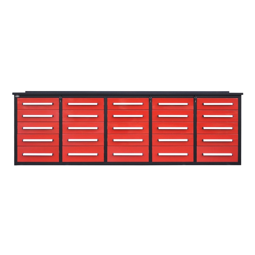 10 ft Heavy Duty Workbench with 25 Drawers