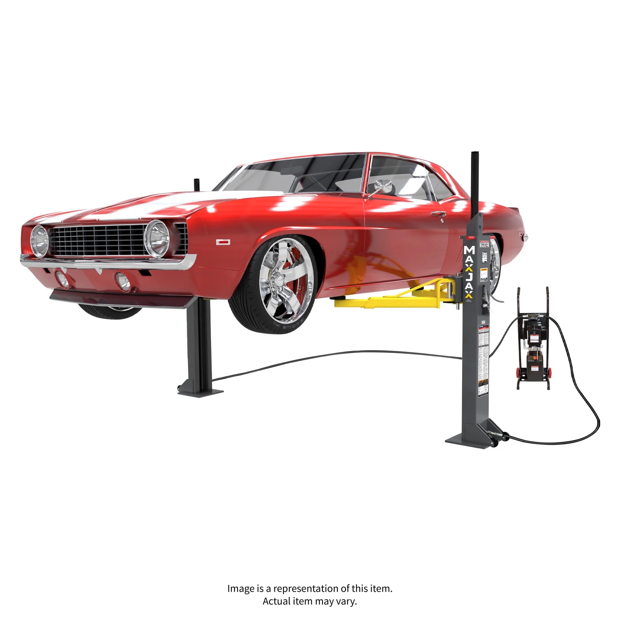 Portability Low Profile Arms Two Post Portable Car Garage Lift