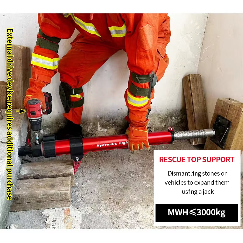 2500Kg Hydraulic Monkey Climbing Pole Jack Car Rescue and Self Rescue Trailer Jack Electric