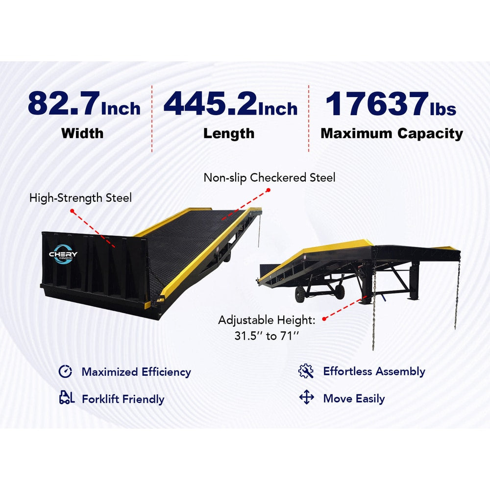 18,000 lb. Capacity Portable Loading Dock Ramps Yard Ramp