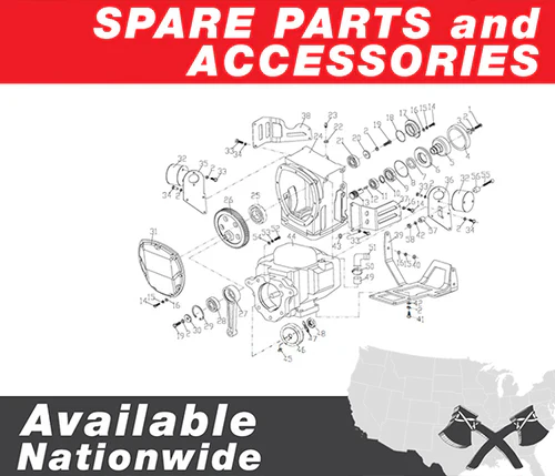 30 Gallon Air Compressor 13HP Honda GX390 Engine Horizontal Tank 24.4 CFM @ 90 PSI Gas-Powered
