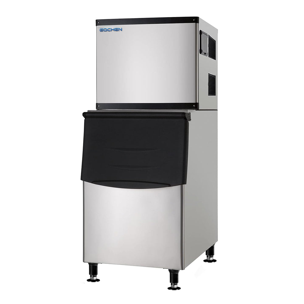 al Ice MaEQCHEN 500 lb Ice Maker Commercichine with 375 lb Ice Bin
