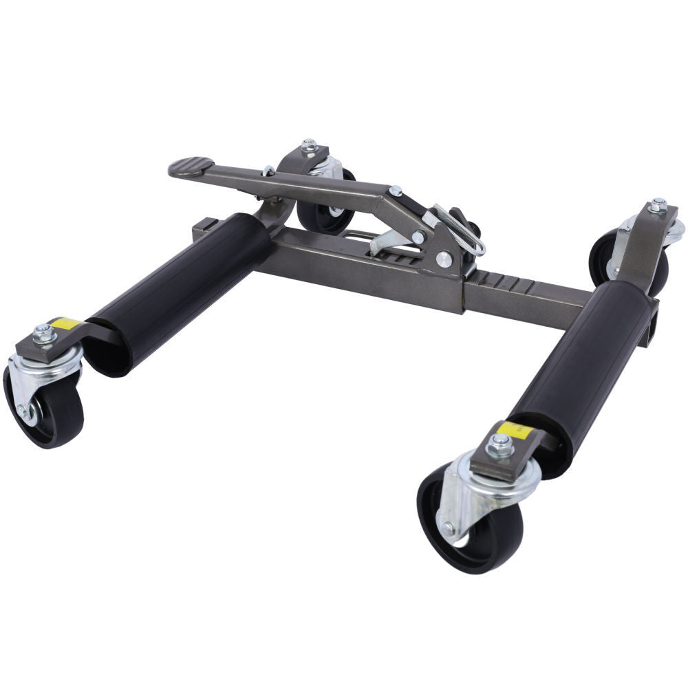 2-in-1 Hydraulic Car Skates: Easily Position and Jack Up Your Vehicle