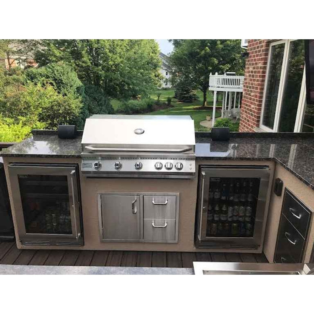 KoKoMo 40” Gas Grill with 5 Burners and Back Burner
