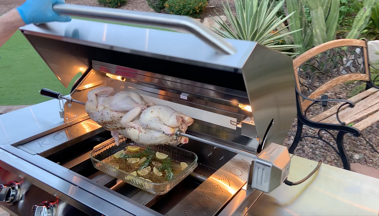 KoKoMo 32” Gas Grill with 4 Burners, Laser-Cut Grates & Back Burner