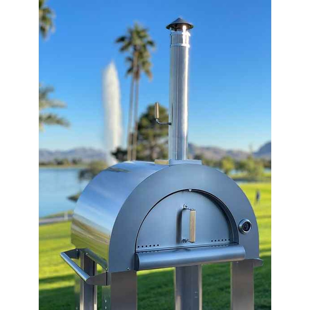 Kokomo Built-In Wood Fired Pizza Oven 32” for Ultimate Outdoor Cooking