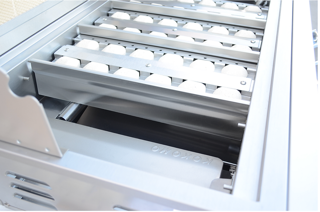 KoKoMo BBQ Grill 32 Inch - Professional 4-Burner Cart Made of Premium 304 Stainless Steel