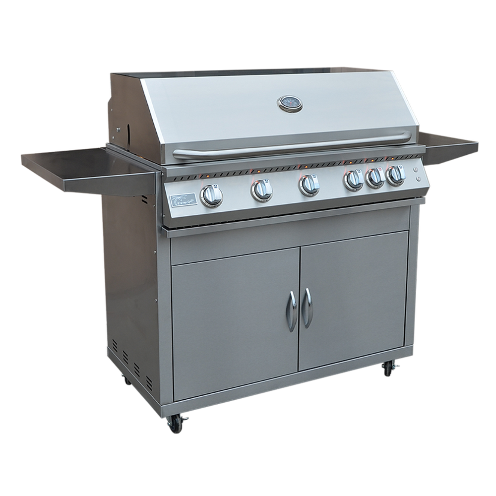 KoKoMo BBQ Grill 40” Professional 5-Burner Freestanding Cart Model