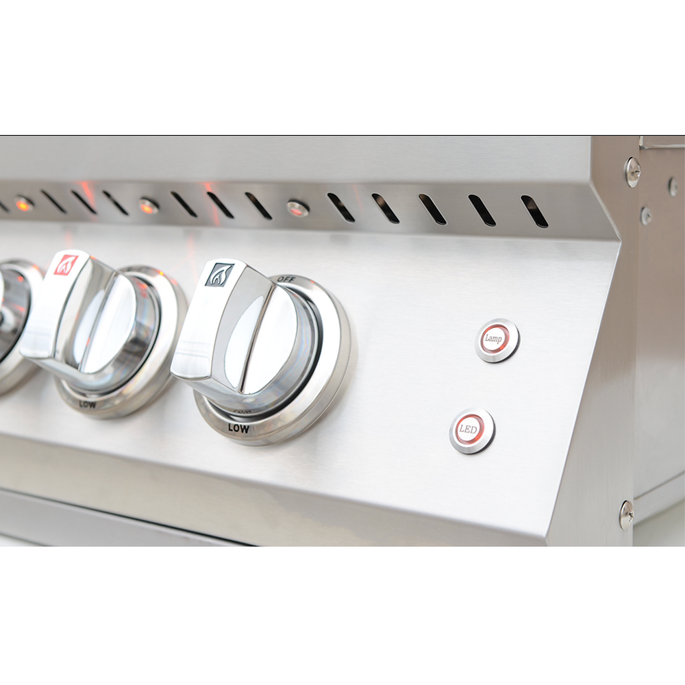 KoKoMo BBQ Grill 32 Inch - Professional 4-Burner Cart Made of Premium 304 Stainless Steel