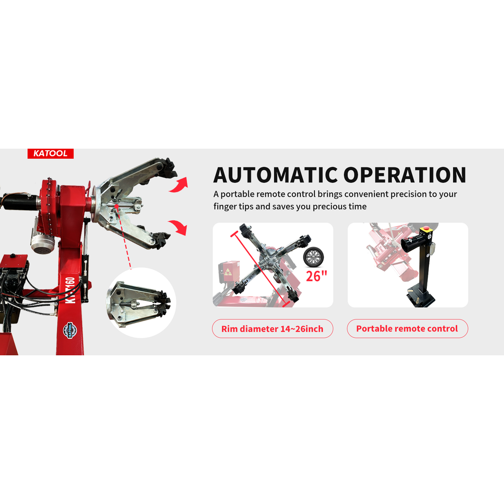 KT-T160 Heavy Duty Truck Tire Changer Machine