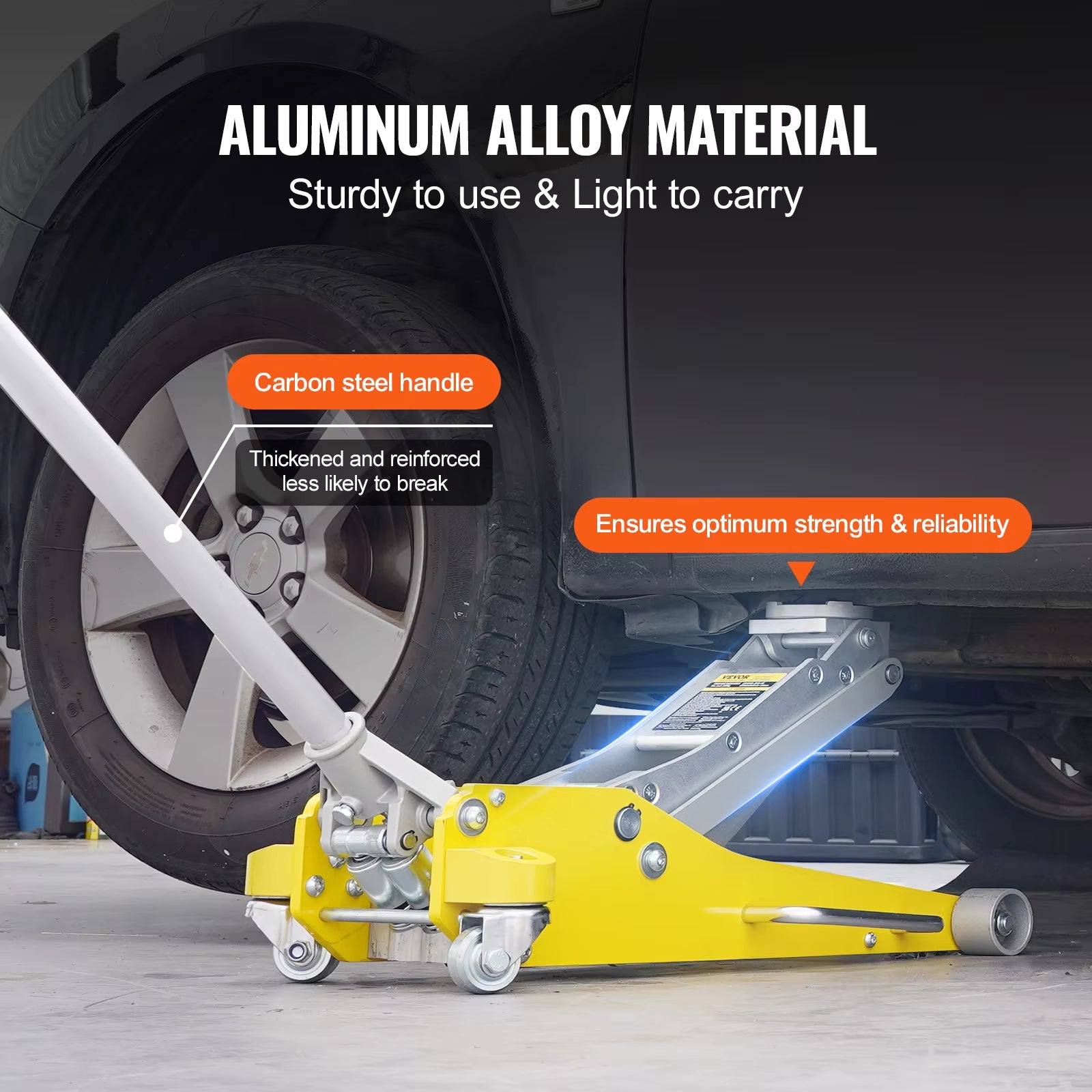 3T/2T Floor Jack Aluminum Hydraulic Racing Jack Hydraulic Car Jack with Dual Piston Quick Lift Pump for Auto Repaire