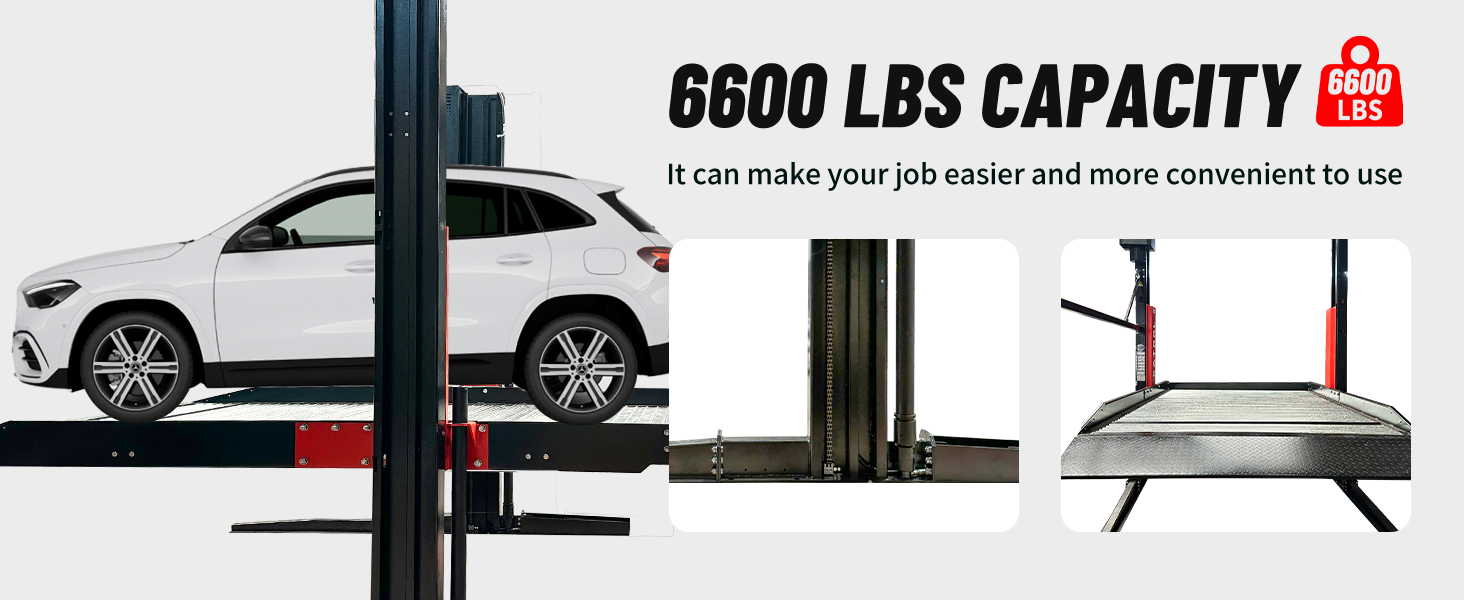Katool KT-P2700 6,600lbs Two Post Parking Lift