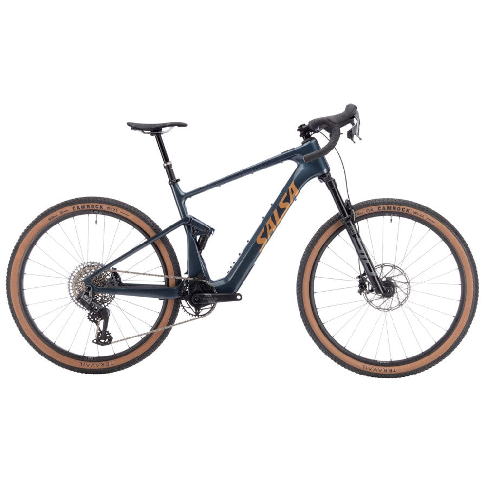 Salsa Wanderosa C Rival GX AXS Transmission Ebike - 29" Carbon Charcoal X-Small