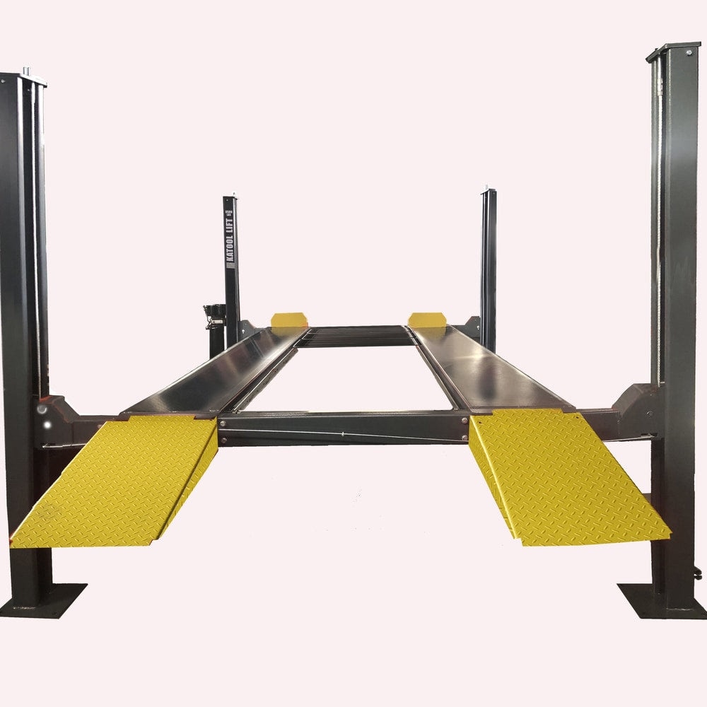 KT-4H850 Four Post Parking Lift Storage Service Car Auto Lift Truck Hoist with Caster Kit for Home Garage,Repair Shop