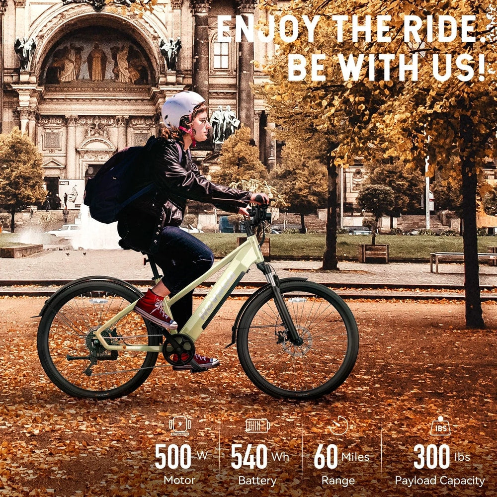 Electric Bike, Peak 750W, 27.5" Step-Thru Cruiser E Mountain Bike for Adults, 48V/15AH UL2849, APP Control
