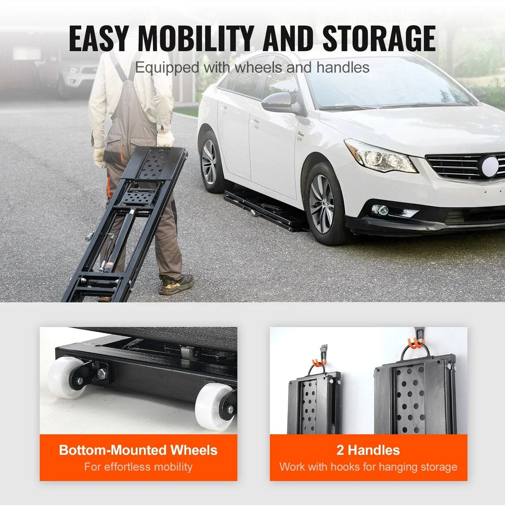 Portable Car Lift 7000 LBS Automatic Car Lift System Jack for Home Garage