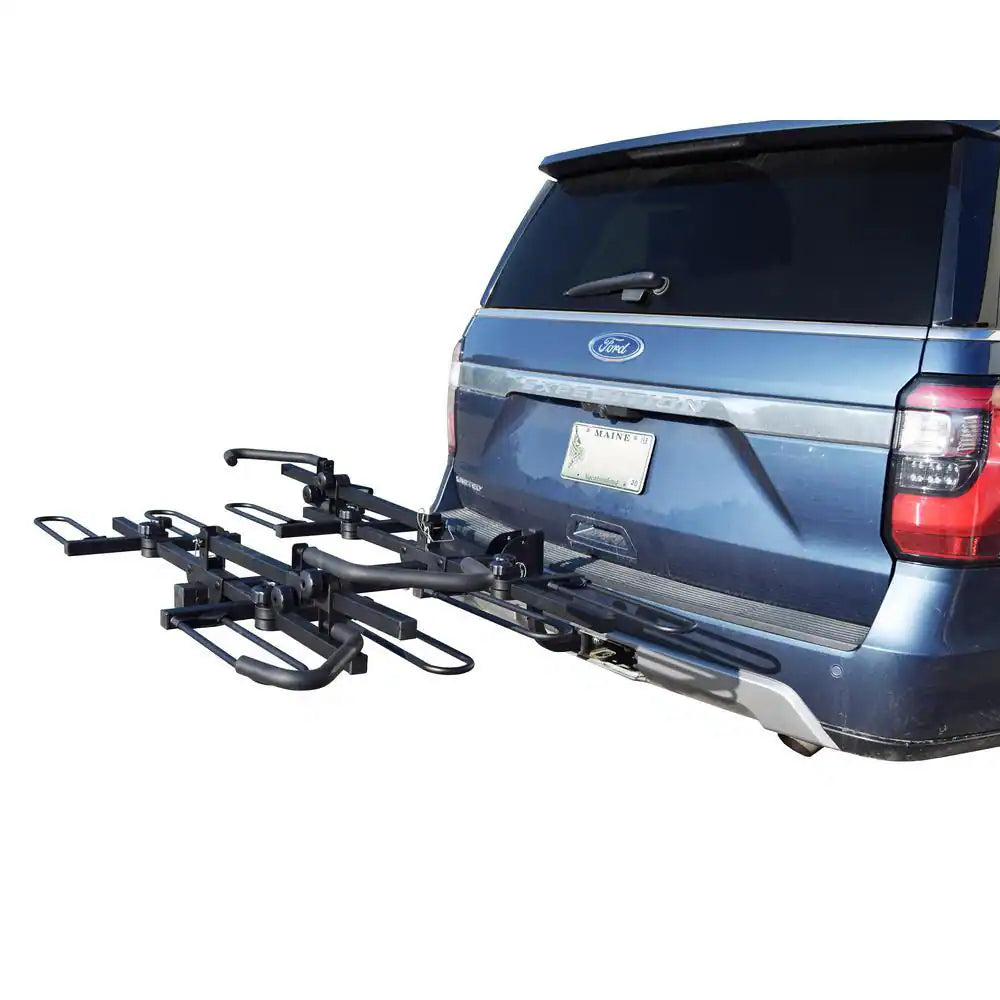 Runway HM4 Hitch Mount Tray Style Bike Carrier 4-Bike Rack 33 Lbs. per Bike Capacity for Hitch