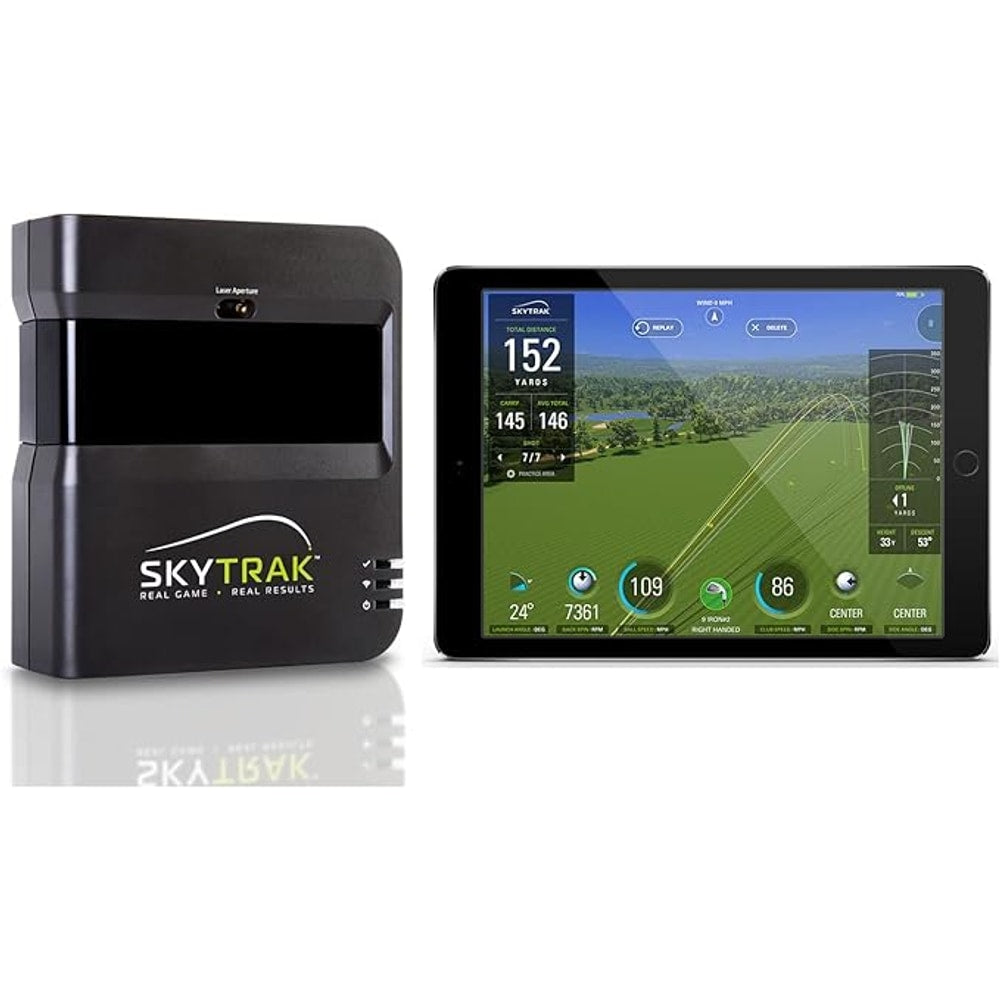 SkyTrak Golf Launch Monitor and Golf Simulator with Metal Protective Case