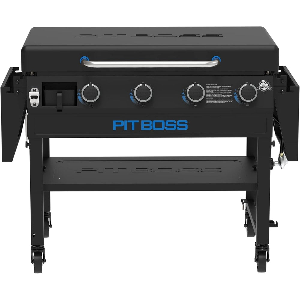 Pit Boss 10963 4-Burner Gas Griddle, Black