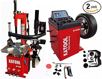 KATOOL KT-T835 Tire Changer & KT-B700 Wheel Balancer Combo