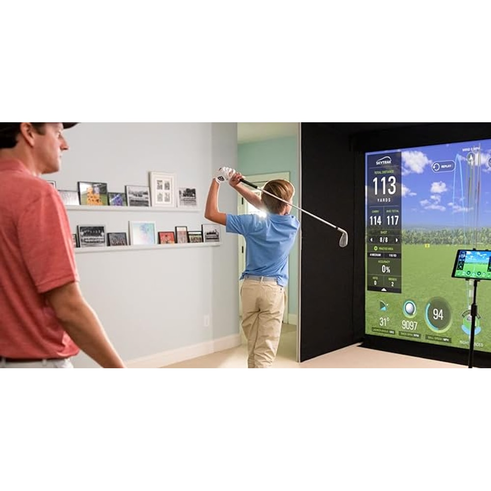 SkyTrak Golf Launch Monitor and Golf Simulator with Metal Protective Case