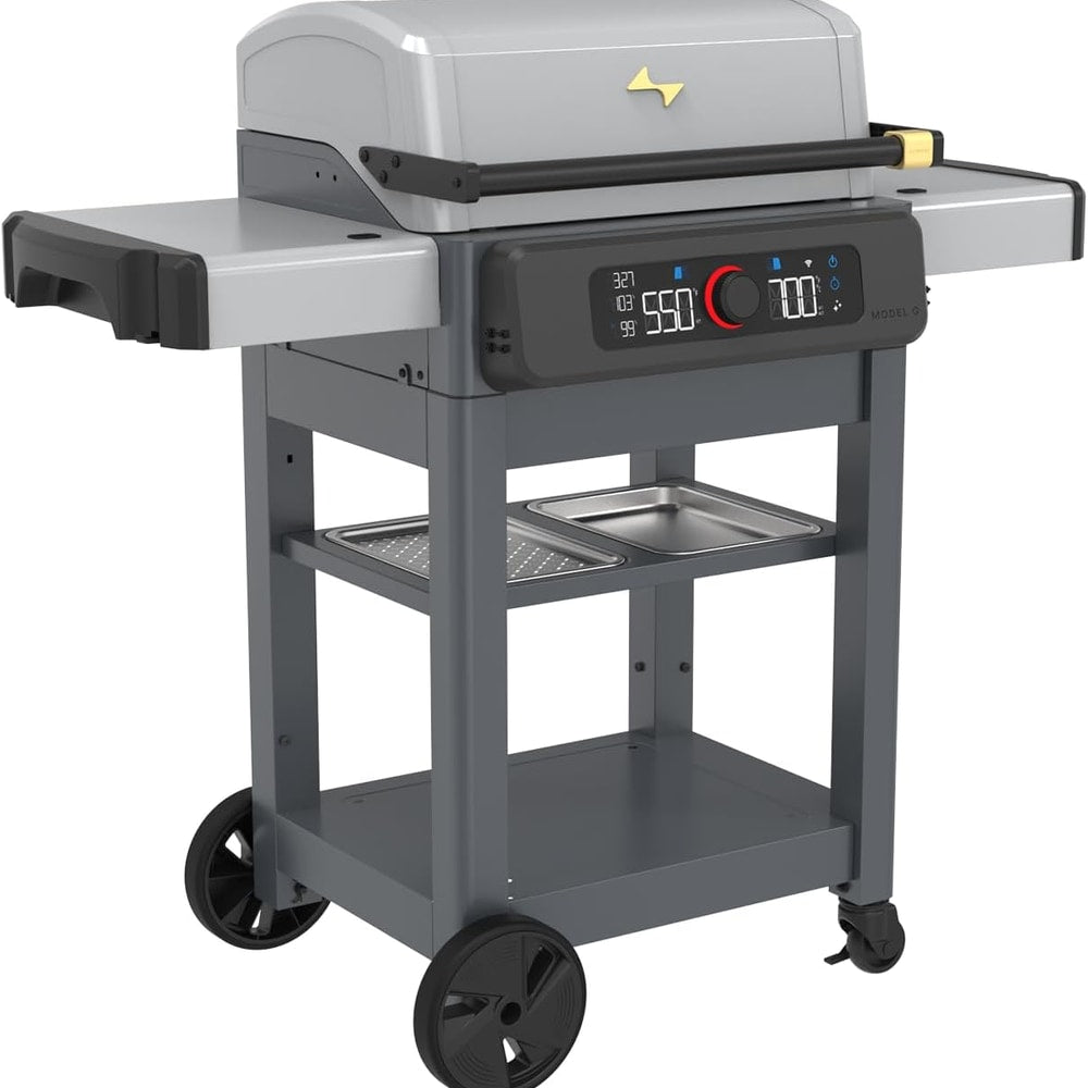 Current® Model G Dual Zone Grill, Smart Electric Outdoor Grill with 200°F to 700°F Range for Searing & Roasting, Digital Precision, Independent Heat Zones, Apartment-Friendly & Weather-Resistant