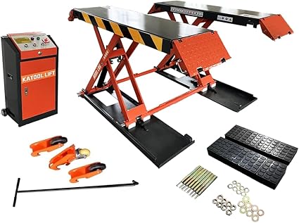 Katool KT-X90E 8000 lbs Electric Mid Rise Scissor Lift