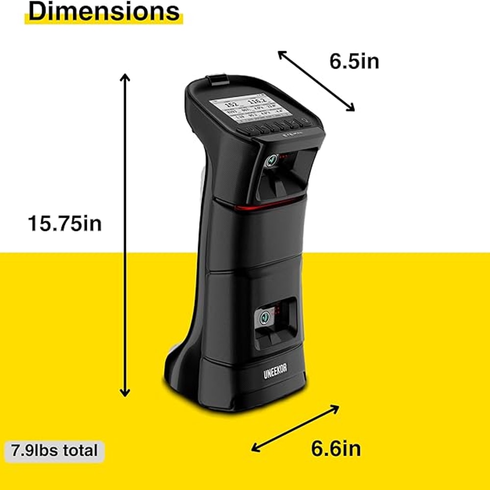 Eye MINI - Outdoor/Indoor Golf Launch Monitor & Simulator, 19 Precision Metrics, Near-Zero Latency, Sunlight-Readable Display, 8h Battery, iPad/PC/AI Compatible, Works with GSPro, E6, TGC19