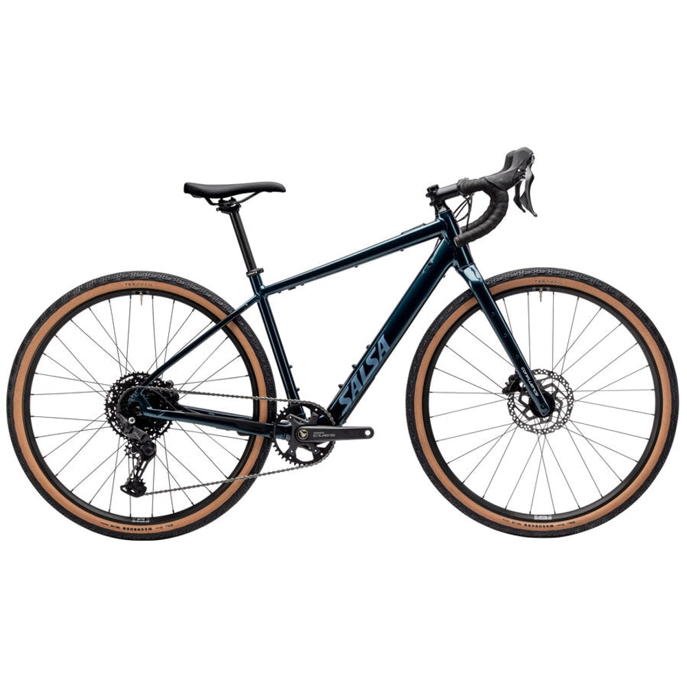 Salsa Confluence Drop Bar Cues 10 eBike - 700c Aluminum Midnight Blue 57cm