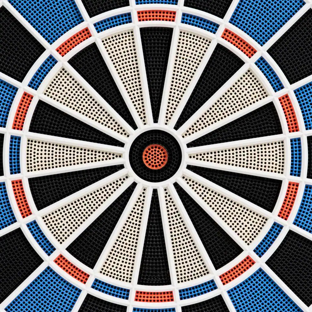 Elmhurst Electronic Dartboard Cabinet with Digital Scorekeeping and Soft Tip Dart Set