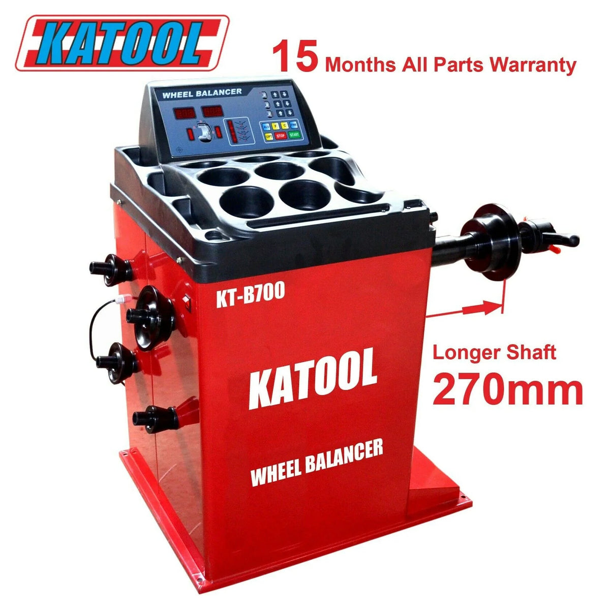 KATOOL KT-T880 Center Post Tire Changer + KT-B700 Wheel Balancer Combo