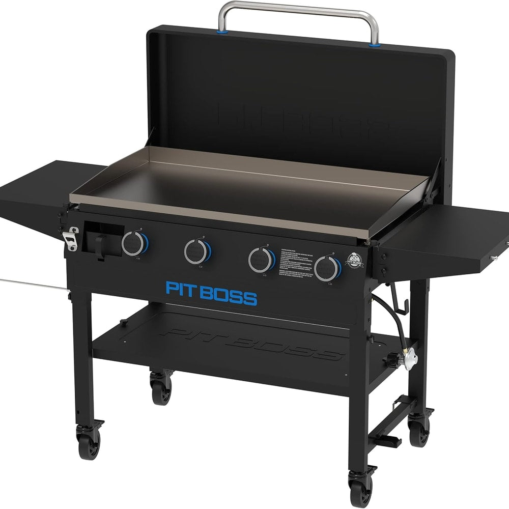 Pit Boss 10963 4-Burner Gas Griddle, Black