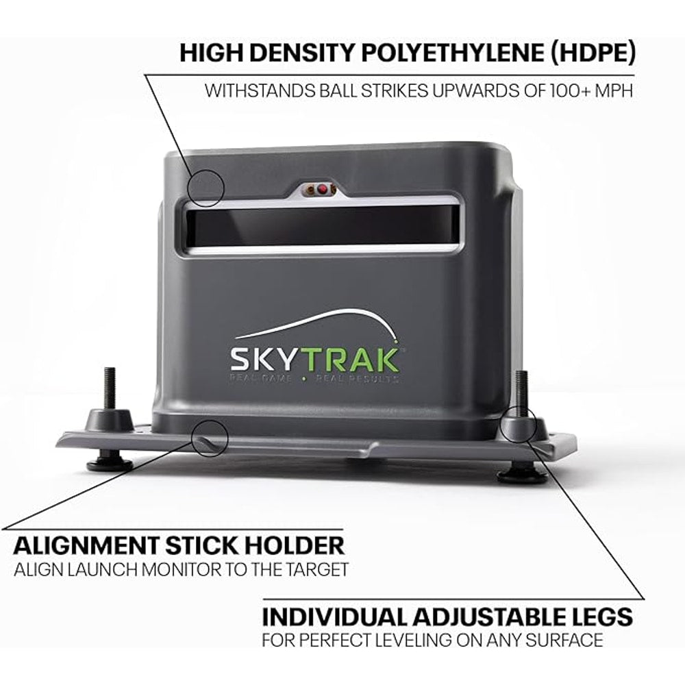 SkyTrak+ Launch Monitor & Golf Simulator Protective Shield - Tour-Level Swing Analysis with Dual Doppler Radar, Enhanced Camera, Real-time Simulation, Wi-Fi, USB-C Charging