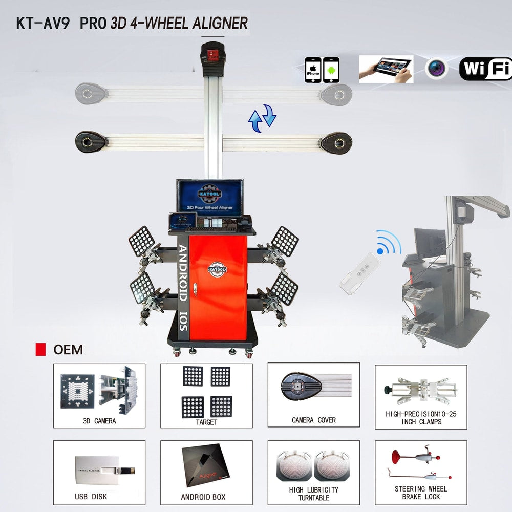Katool KT-AV9 PRO Wheel Alignment Machine