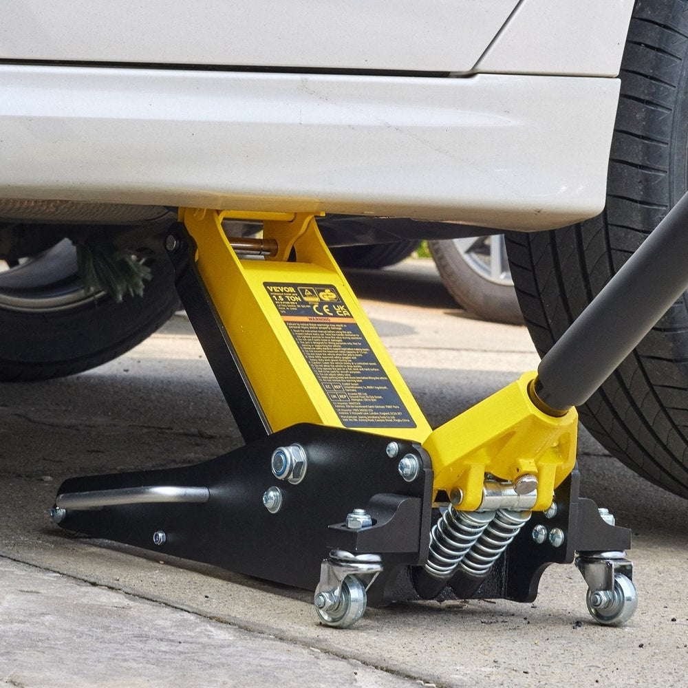 1.5 Ton Low Profile Aluminum Steel Racing Floor Jack Dual Lift Car