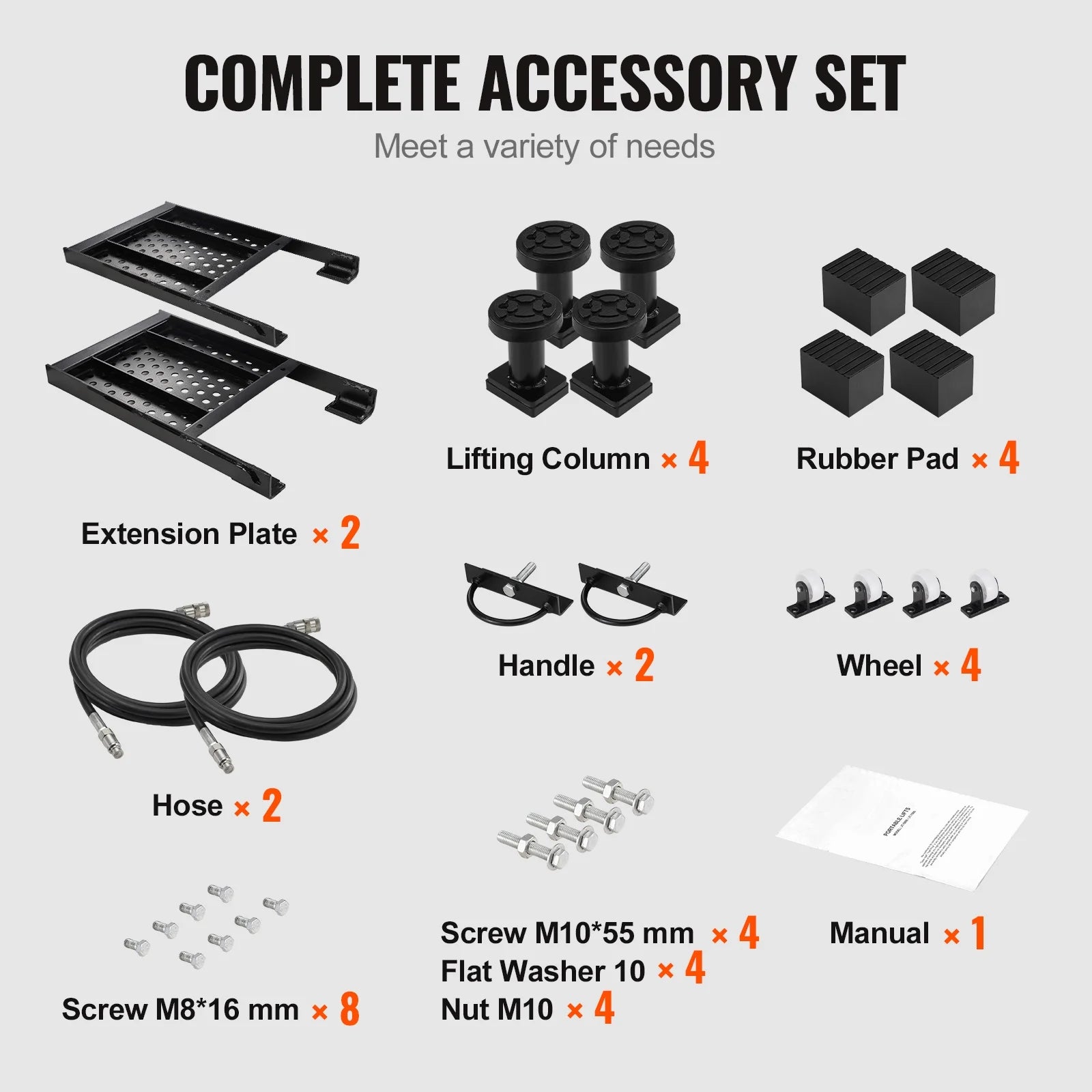 Portable Car Lift 7000 LBS Automatic Car Lift System Jack for Home Garage