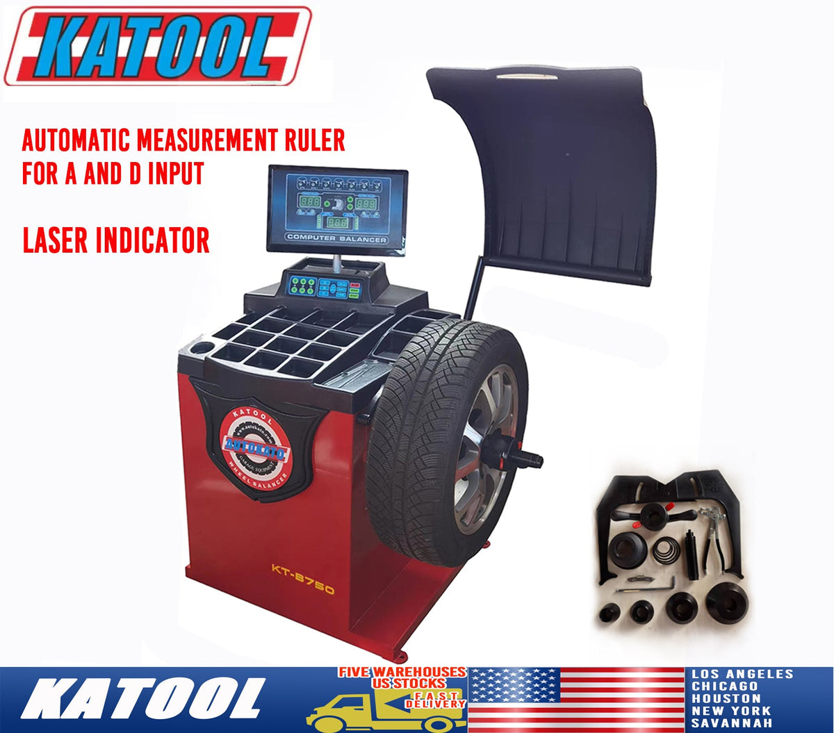 KATOOL KT-T810 Tire Changer + KT-B750 Wheel Balancer Combo