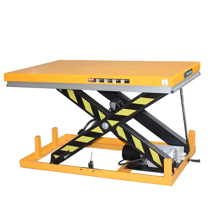 1-6 Ton Hydraulic Scissor Car Lift Work Platform Electric Scissor Lift Tables