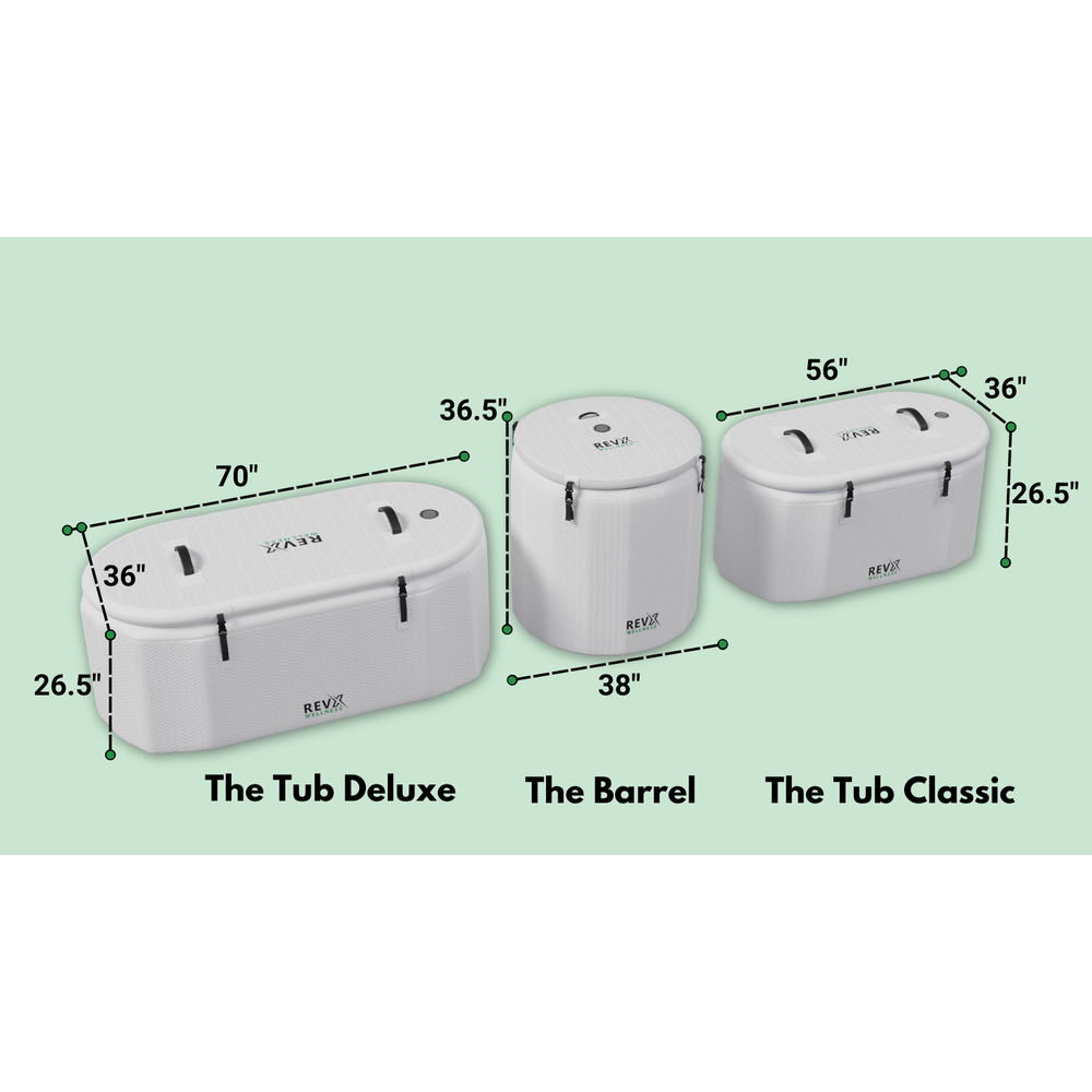 RevX Inflatable Barrel with Inflatable Steps