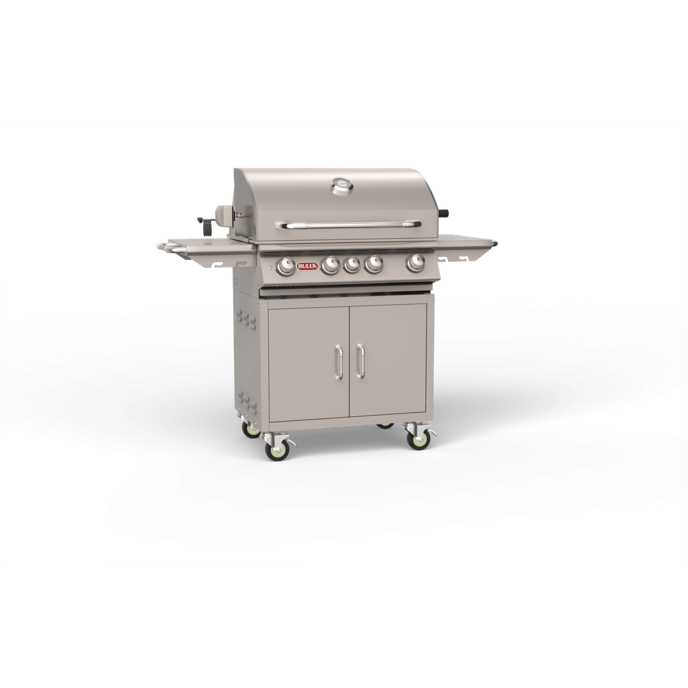 Bull Angus 30-Inch 4-Burner Freestanding Gas Grill with Rotisserie