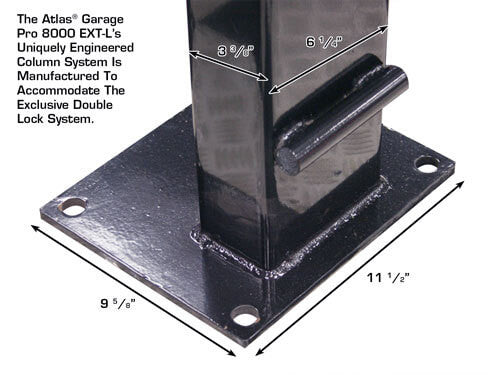 Atlas Garage Pro 8000EXT-L Portable Four Post Lift