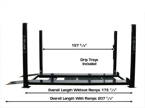 Atlas Garage Pro 8000EXT Portable Four Post Lift