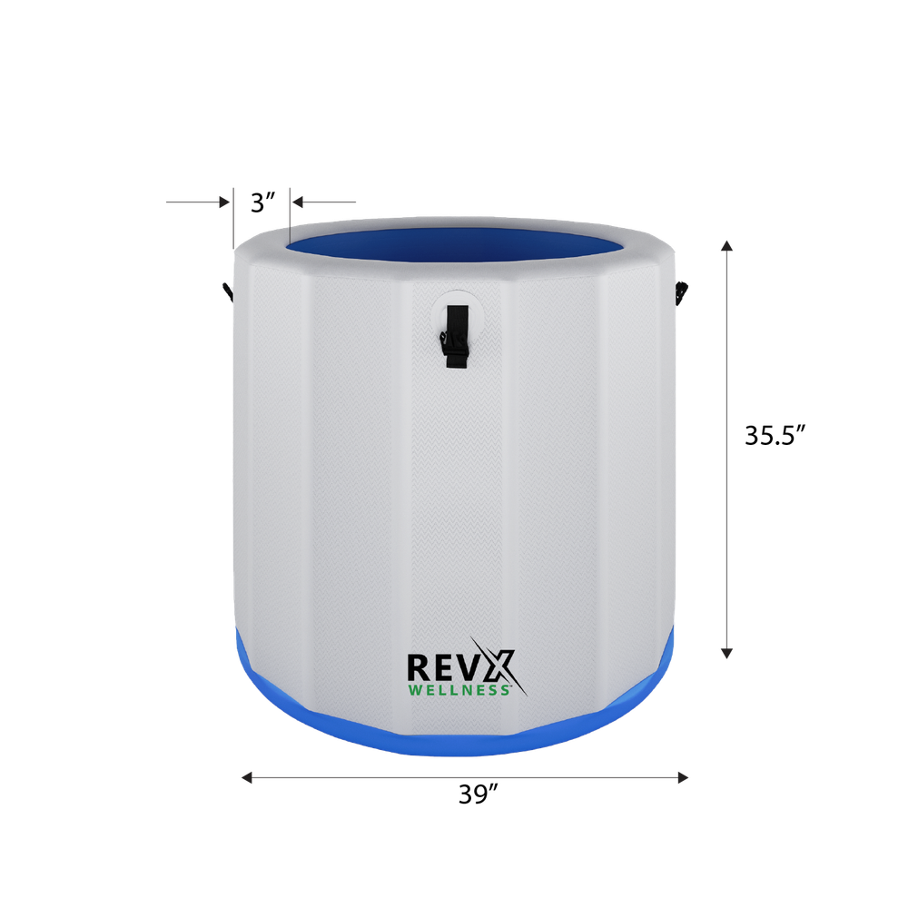 RevX Inflatable Barrel with Inflatable Steps