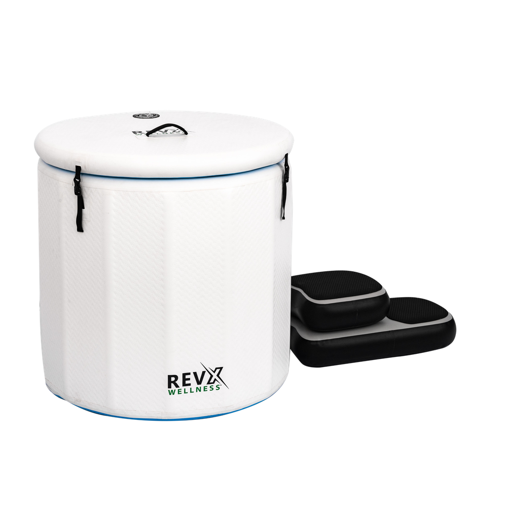 RevX Inflatable Barrel with Inflatable Steps